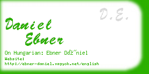 daniel ebner business card